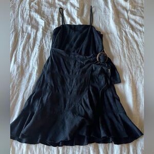 American Eagle Black wrap dress